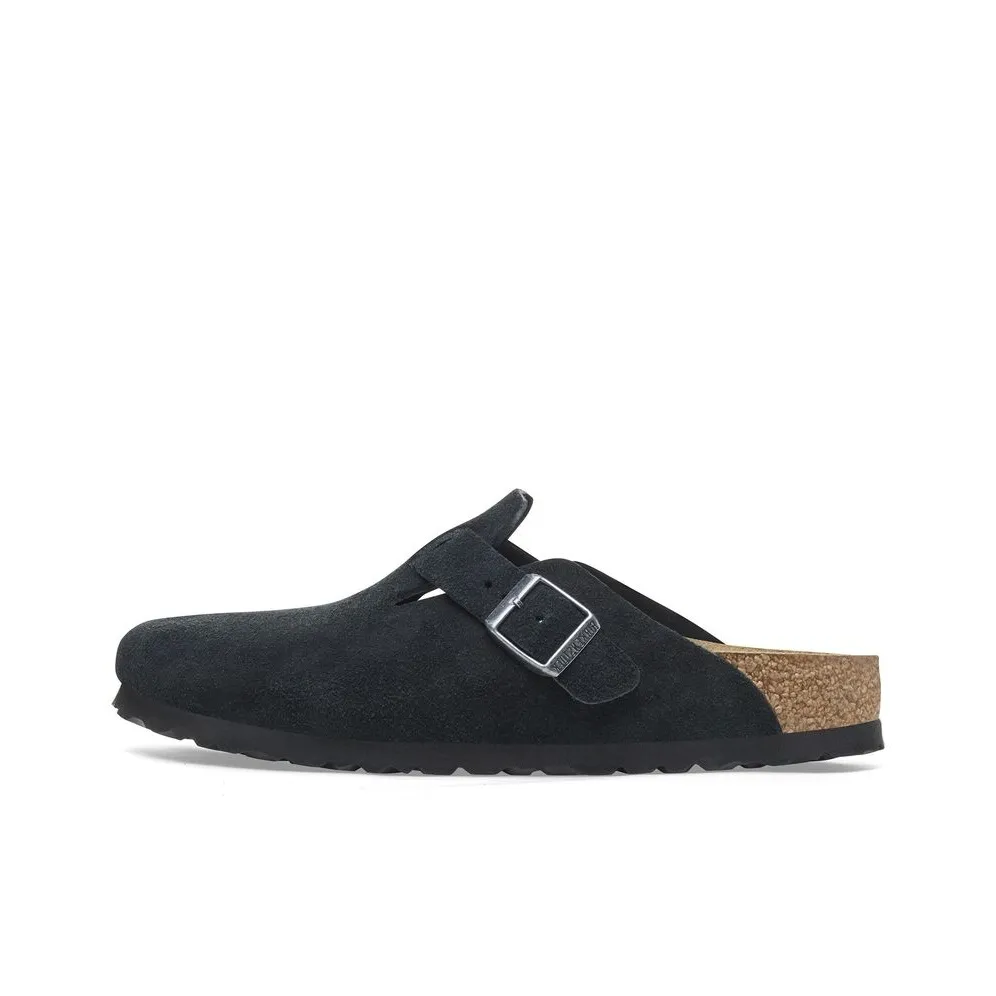Биркенсток Бостон EVA Устойчивый к истиранию Антибактериальный Быстросохнущий Домашние тапочки Унисекс Черный