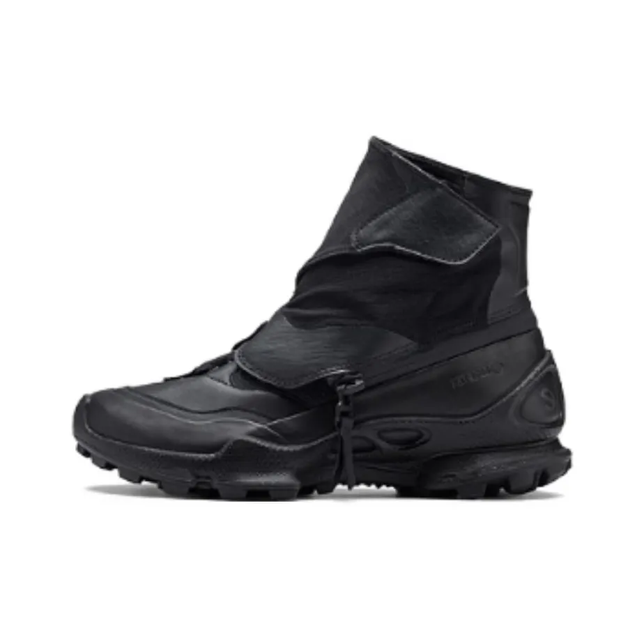 Ecco Wear Resistant High Top Hiking Shoes Men's Black