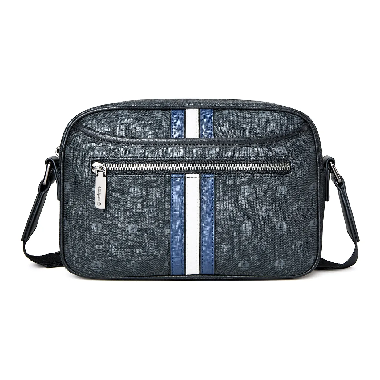 NAVIGARE PVC с синтетической кожей сумка через плечо маленькая унисекс черный