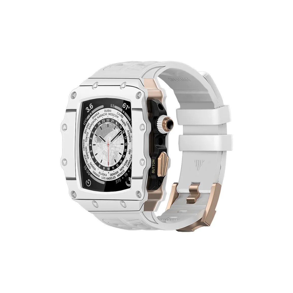 Часы Vobafe Полоска Apple Совместимость Материал Углеродное волокно