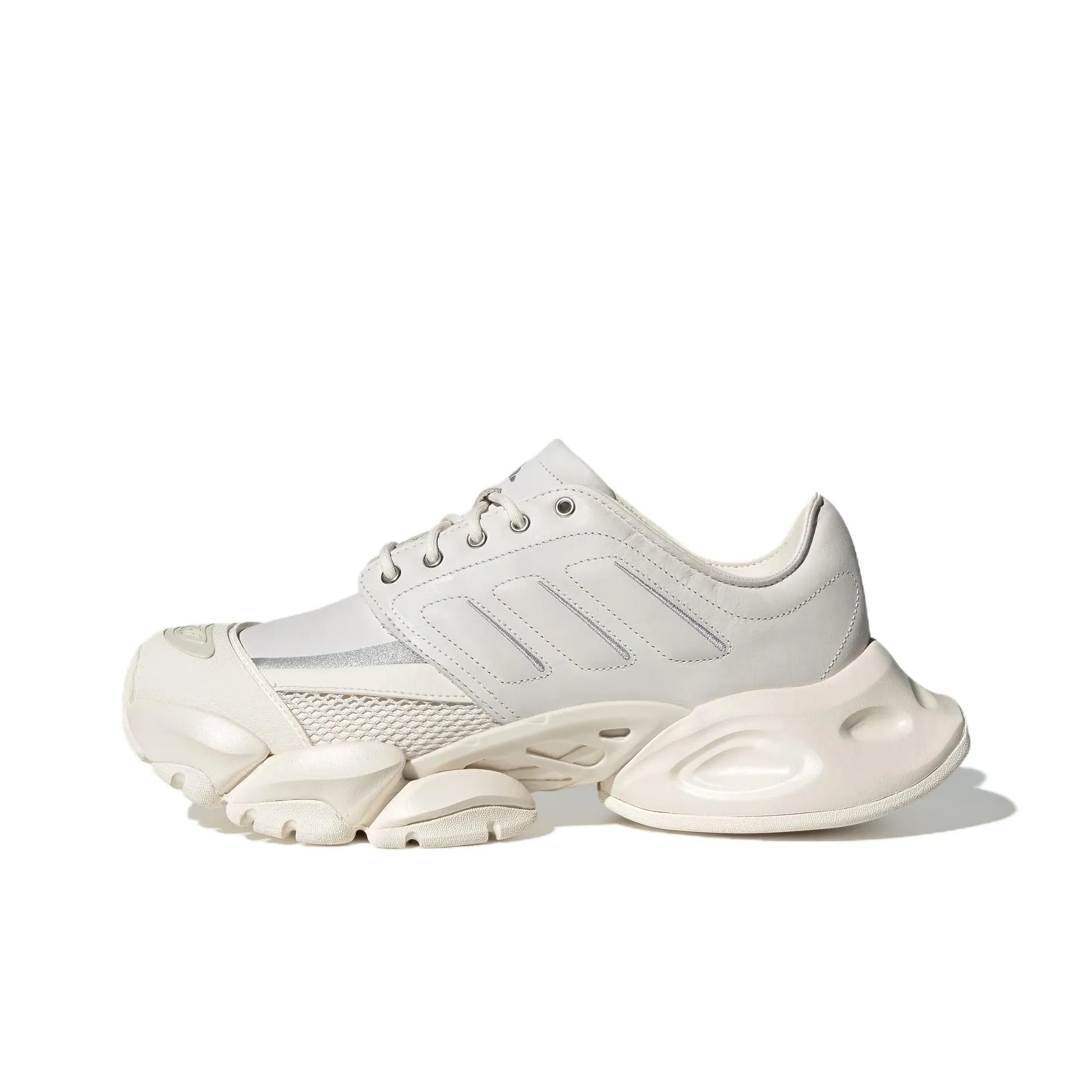 Adidas XLG RUNNER HYBRID Low Top Running Shoes Unisex White Silver