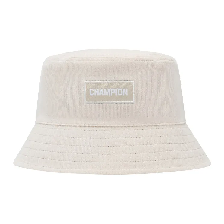 Champion Cotton Bucket Hats Унисекс Плющево-зеленый Молочно-белый Дымчато-серый Черный