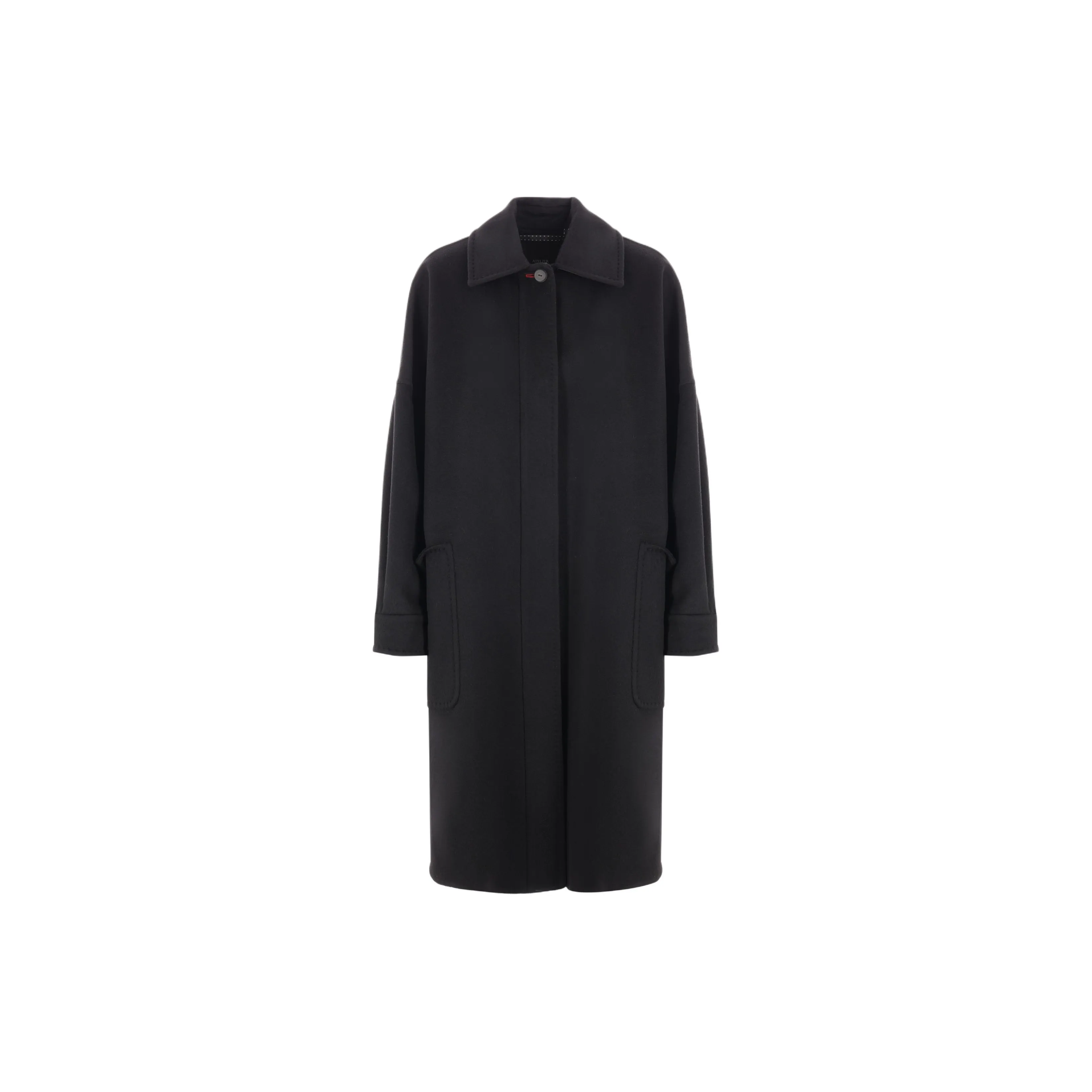 MaxMara Atelier Baruffa Button Detailed Oversized Coat