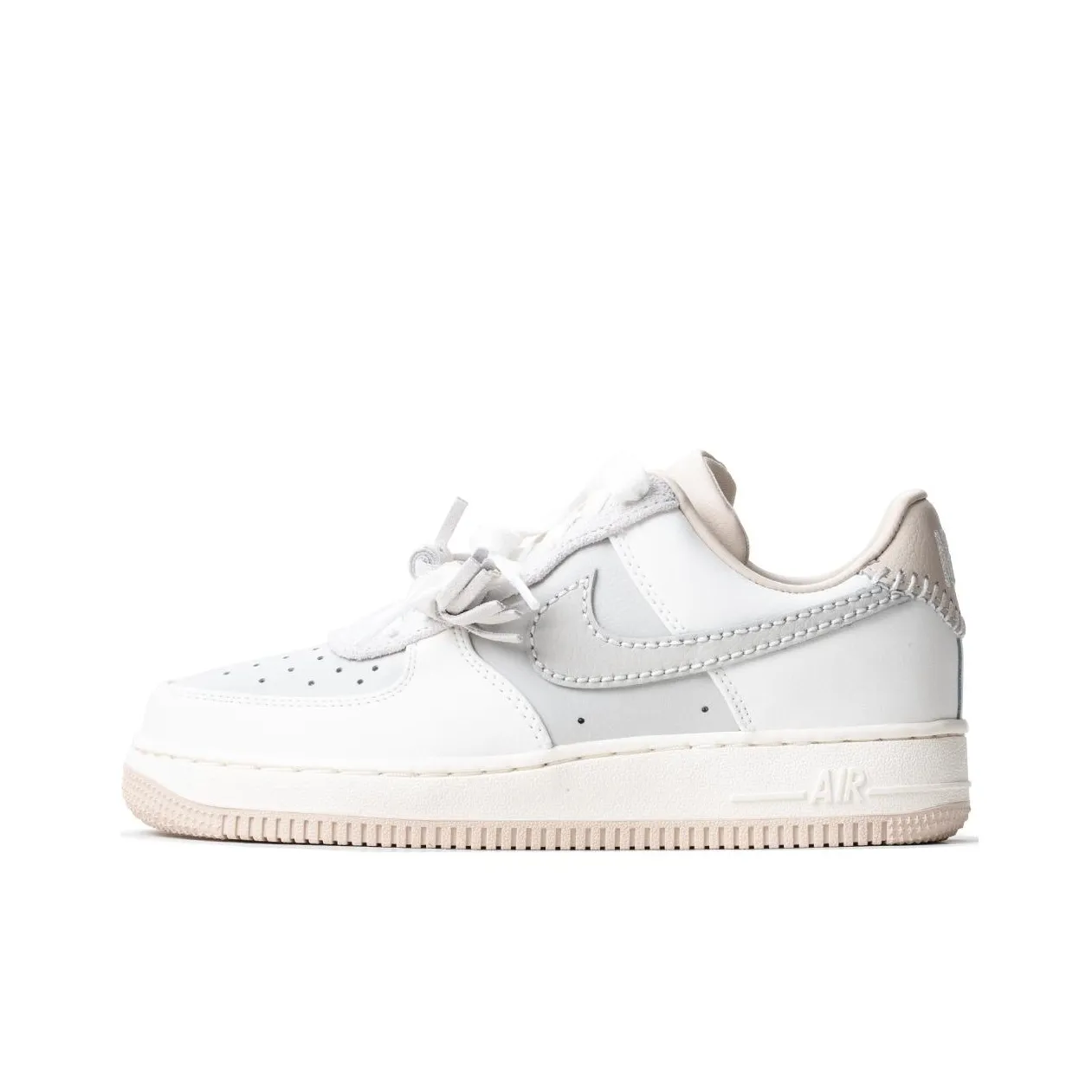 Nike Air Force 1 Low '07 Light Bone Suede Tassels Women's