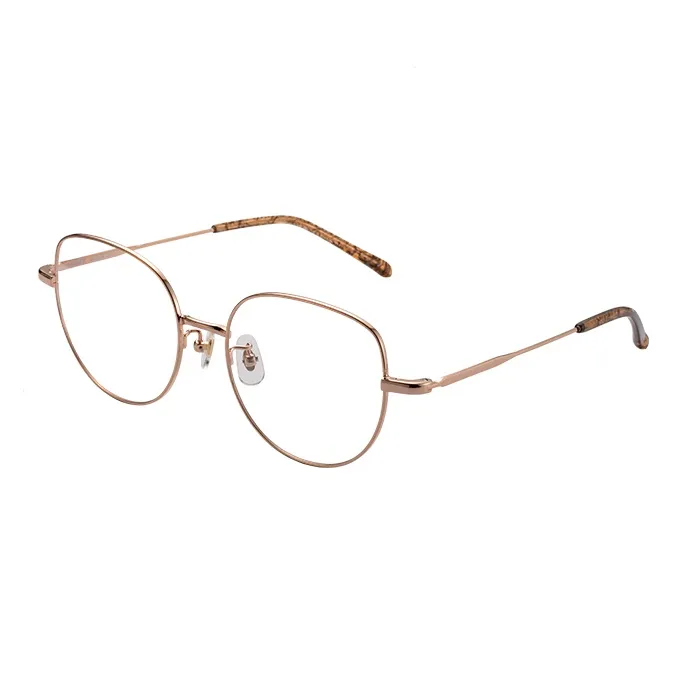 SEIKO Oval Оправы для очков Унисекс Золото Светло-серый