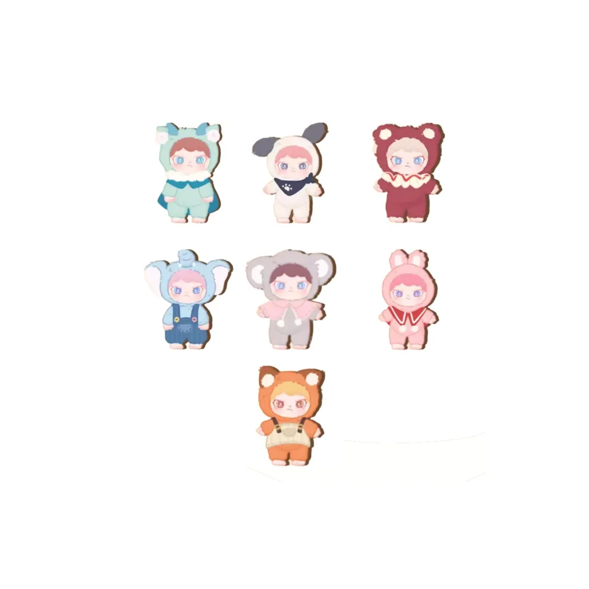 TNT SPACE Dora The Explorer Животные Friends Collection Винил Плюшевый Слепые коробки Один Mystery Коробка Целая коробка 6 шт