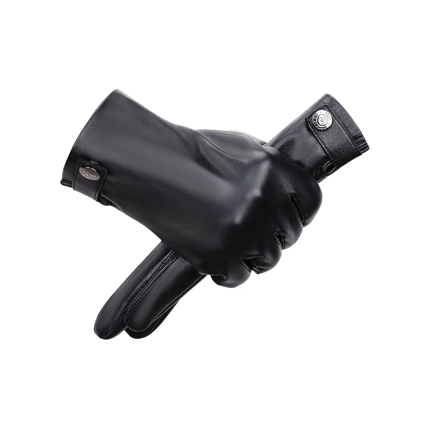 PIERRE CARDIN Овчина Перчатки Мужские Черные