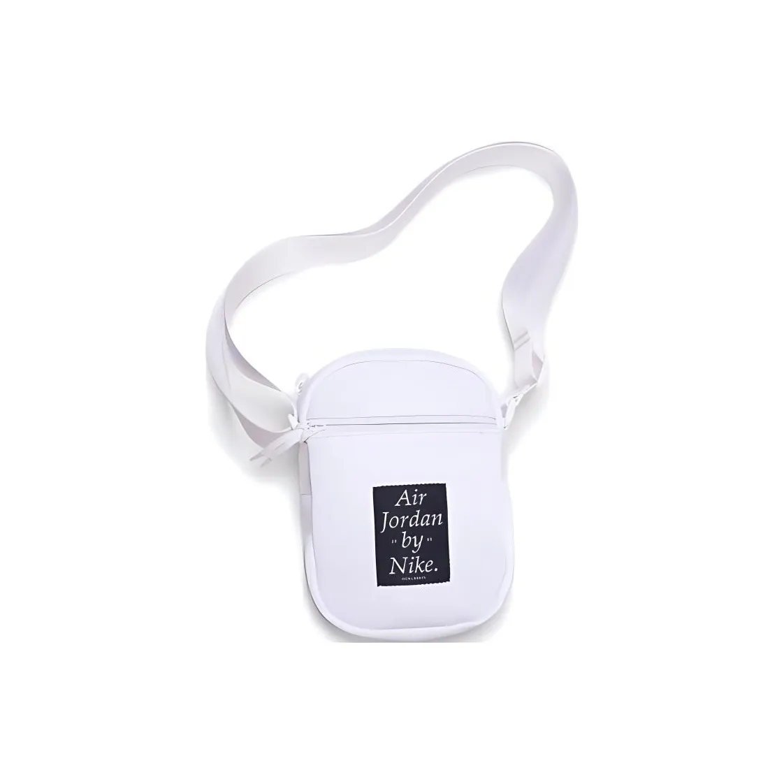 Jordan Polyester Cell Phone Pouch Shoulder Bag Crossbody Bag Regular Unisex White