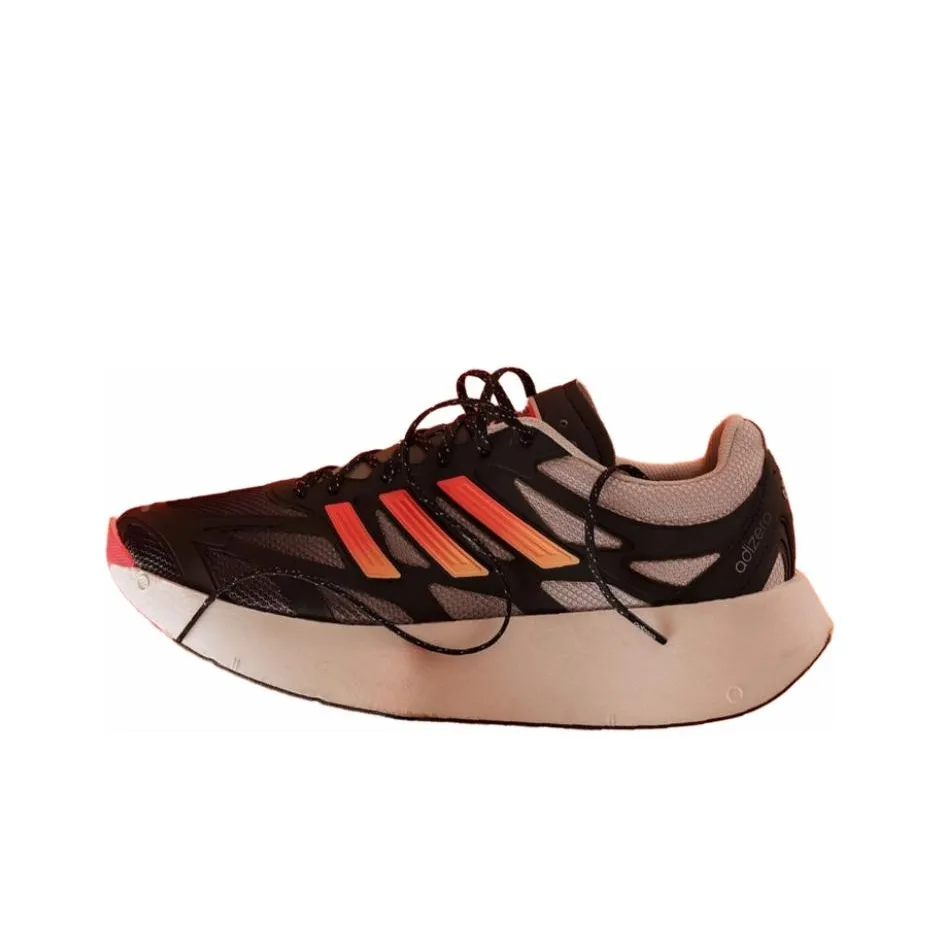 CNCPTS x Adidas Adizero Aruku Амортизирующие низкие беговые кроссовки с противоскользящим эффектом унисекс черно-белый-оранжевый