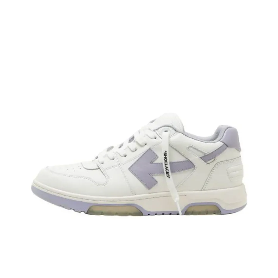 OFF WHITE Out Of Office Low Top Skateboard Shoes Men's Purple