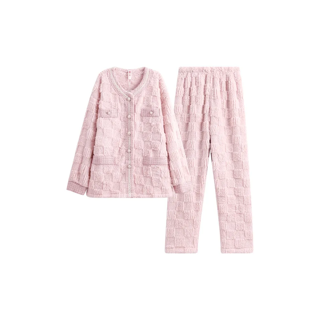 FENTENG Пижамный комплект женский светло-розовый