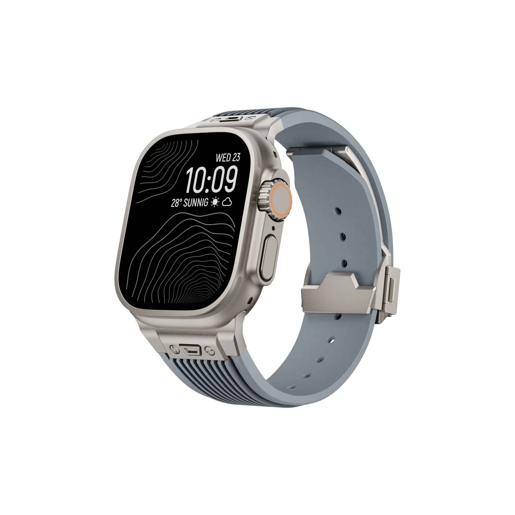 IBOANN Ремешок Apple Совместимость Силиконовый Материал 44 45 46 49 мм