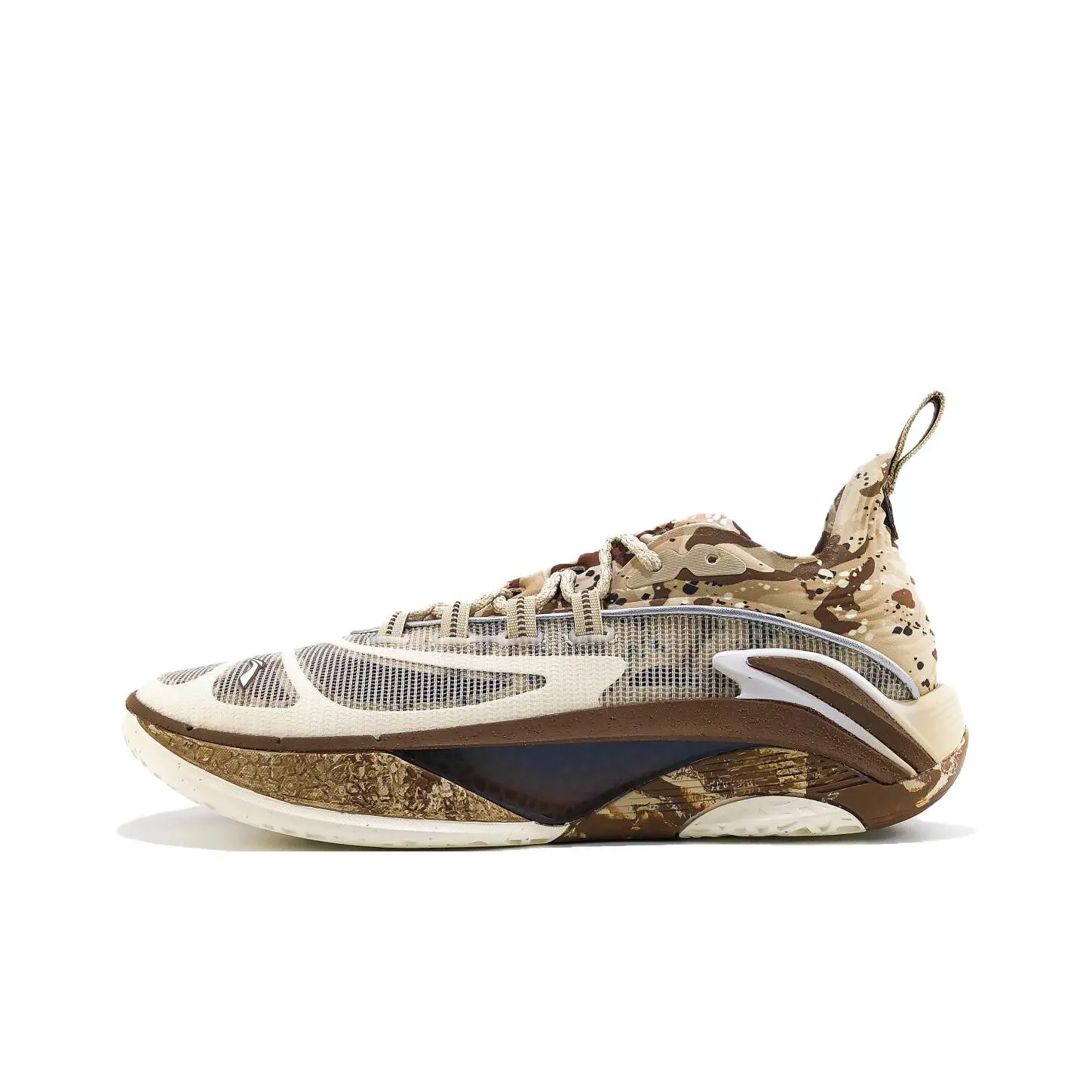 LiNing BadFive Hunter 1 Super Low Top Outdoor Basketball Shoes Men
s Khaki