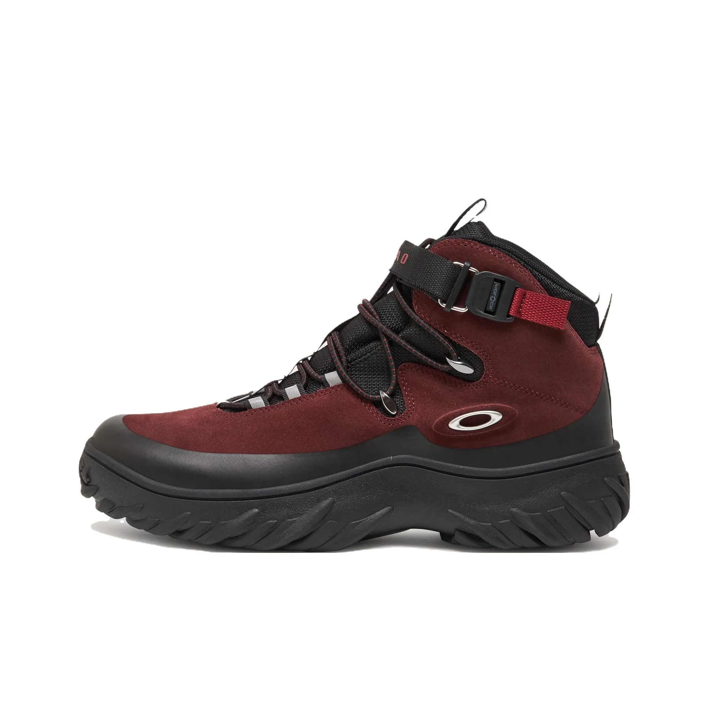 Oakley Slip-resistant Abrasion-resistant High Top Streetwear Men's Burgundy Оклэй Скользящий Устойчивый к Износу Высокий Топ Уличная Обувь Мужская Бордовый