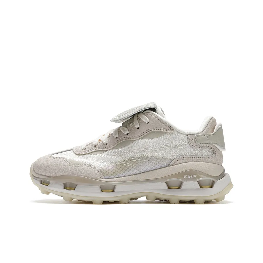 FILA KM2 Low Top Running Shoes Women's White Yarn