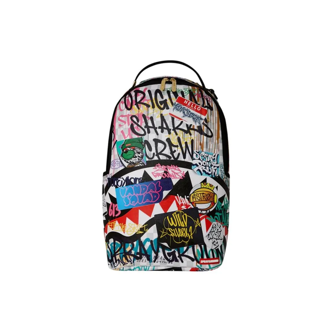 SPRAYGROUND Polyvinyl Chloride Backpack Unisex Black & Multicolor