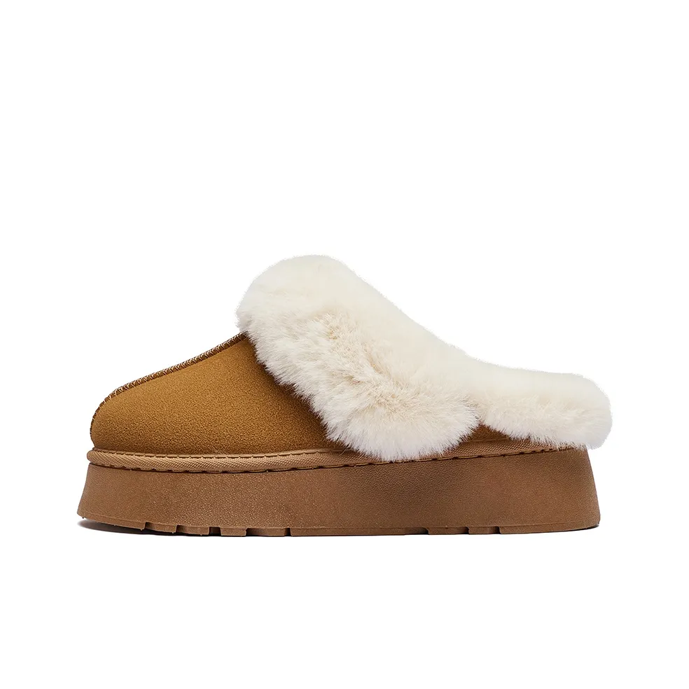 MEXICAN Rubber Sole Quiet Closed Toe Slippers Women's