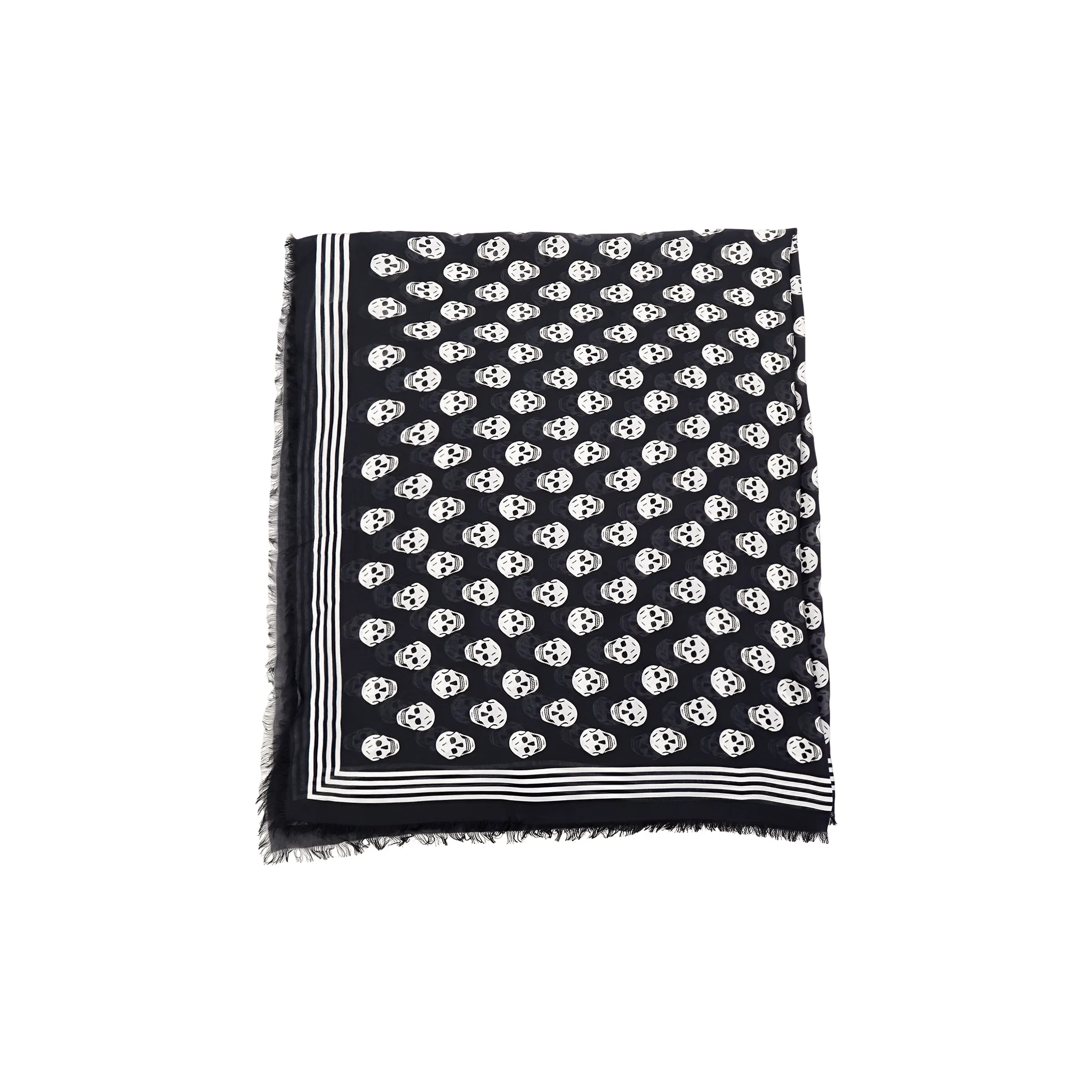 Alexander McQueen Skull Print Modal Scarf