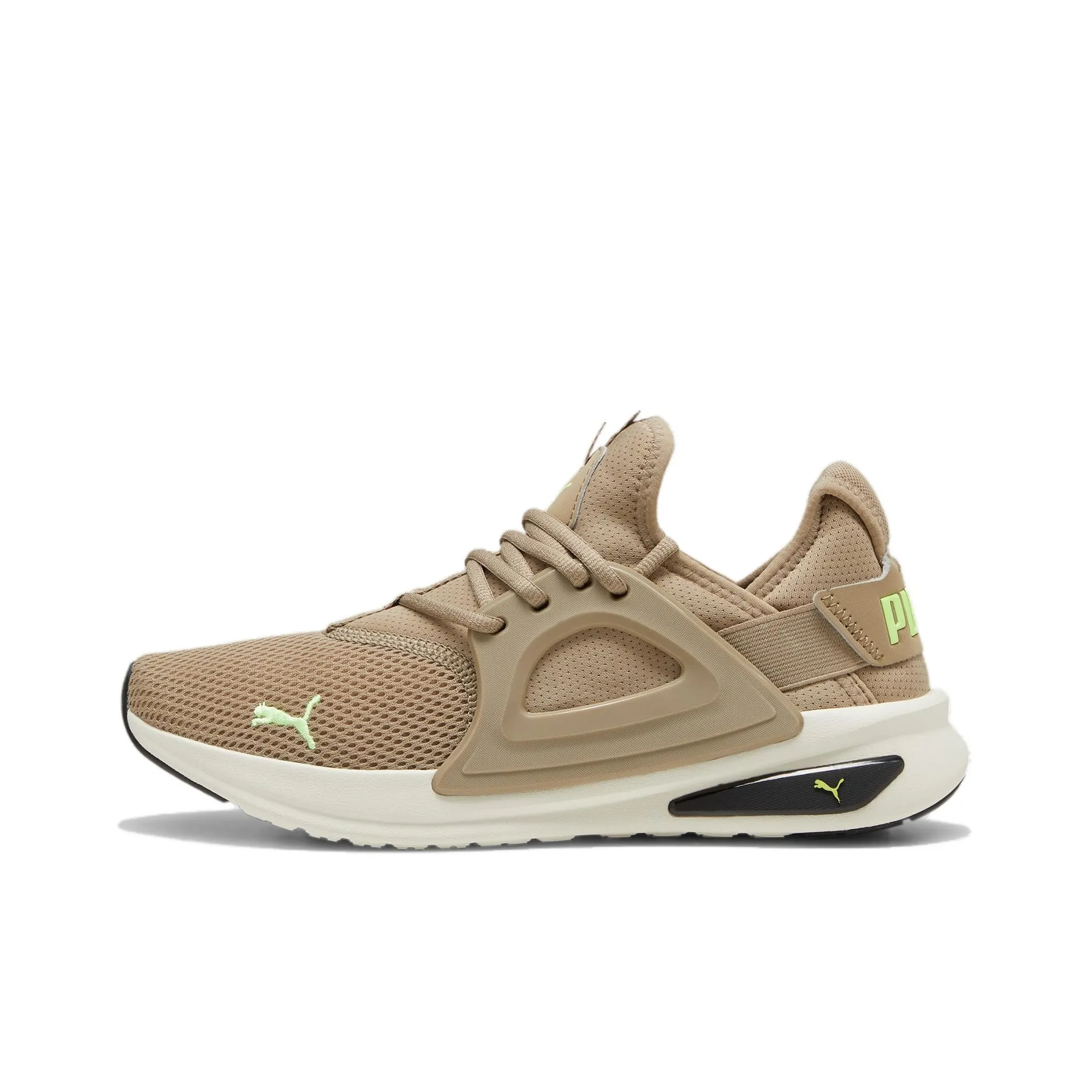 Enzo X PUMA Softride Enzo Evo Slip-resistant Abrasion-resistant Low-top Беговые кроссовки Мужские Бежевые