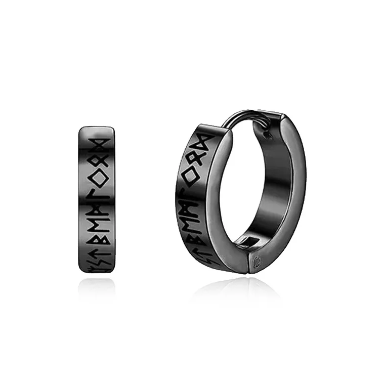 Серьги ROGA из титанового стального сплава унисекс