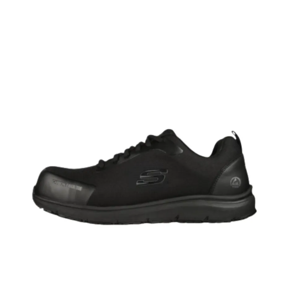 Skechers Work Low Top Running Shoes Men's Black