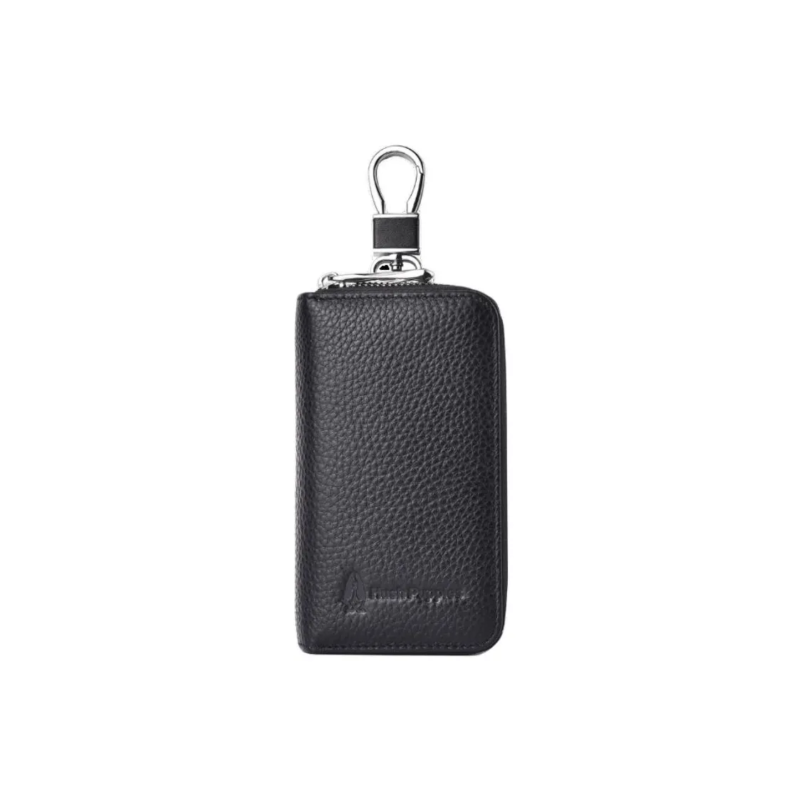 Hush Puppies Cow Leather Coin Purse Key Pouch Men's Black