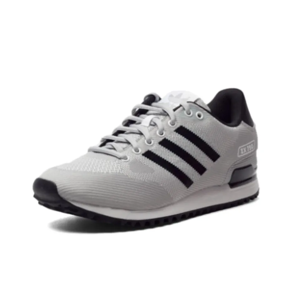 Adidas Originals ZX 750 Anti-Slip Wear-Resistant Low-Top Casual Shoes Men's Gray