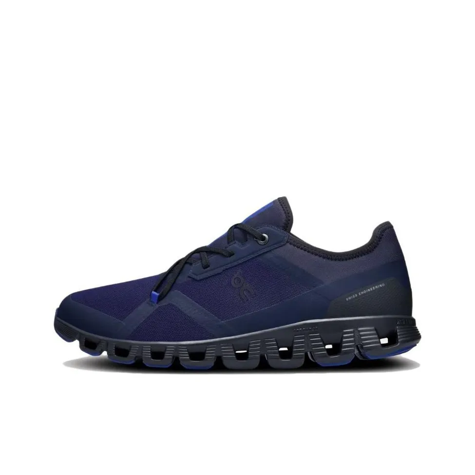 On Cloud X 3 AD Slip-resistant Abrasion-resistant Low-top Training Shoes Men's Blue На Cloud X 3 AD противоскользящие абразионные низкие кеды для тренировок мужские синие