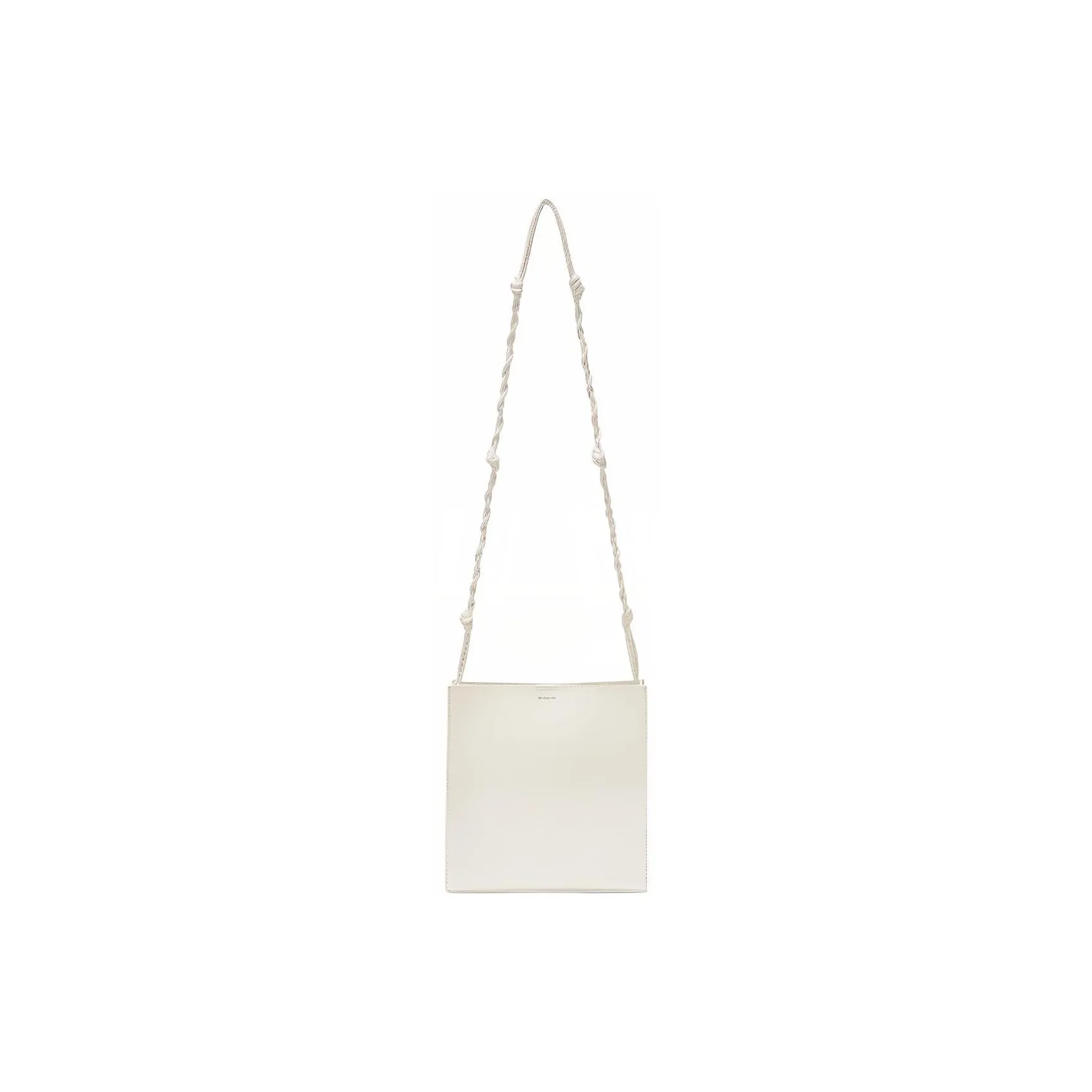JIL SANDER Tangle Logo Embossed Medium Crossbody Bag