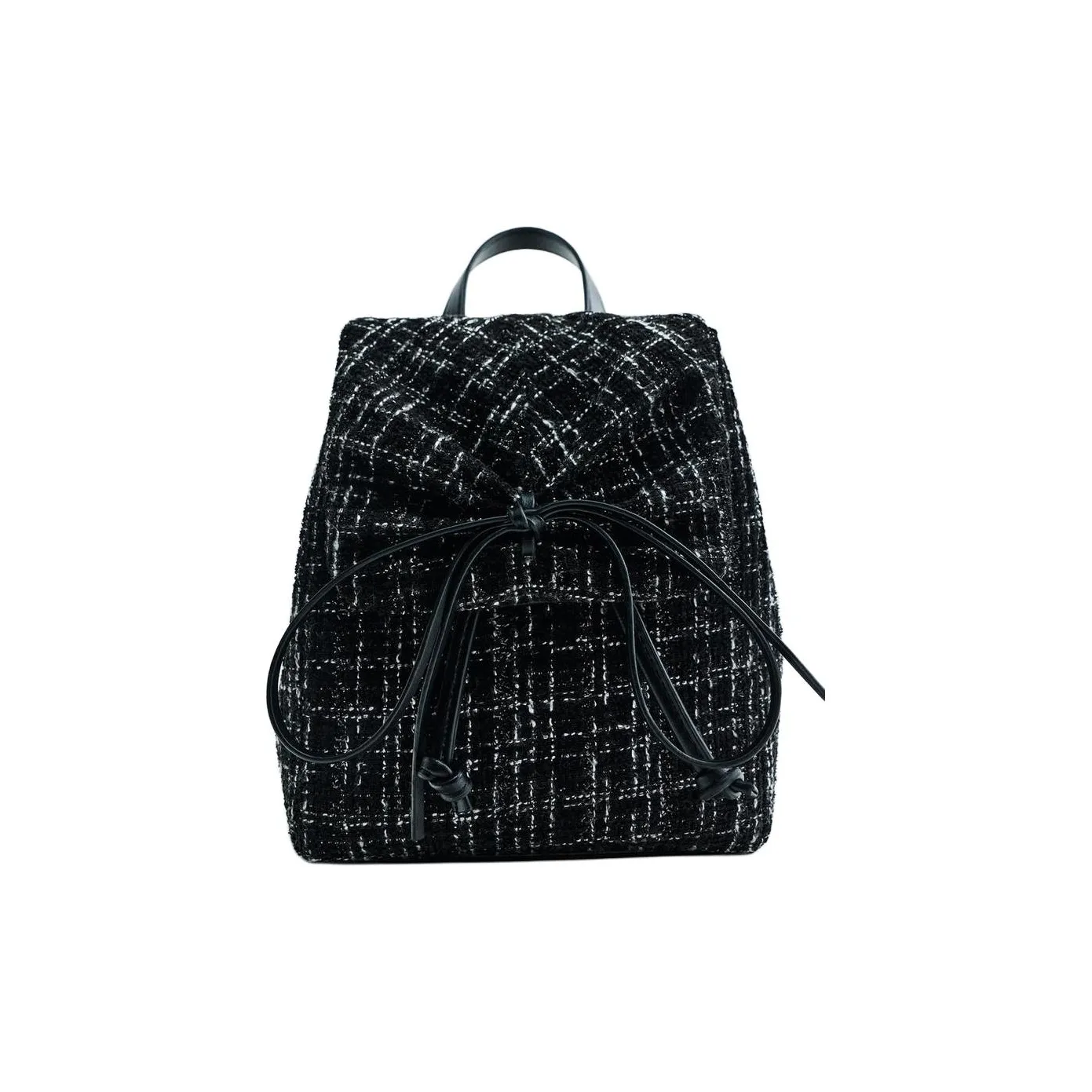 ZARA Polyester Backpack Women's Black