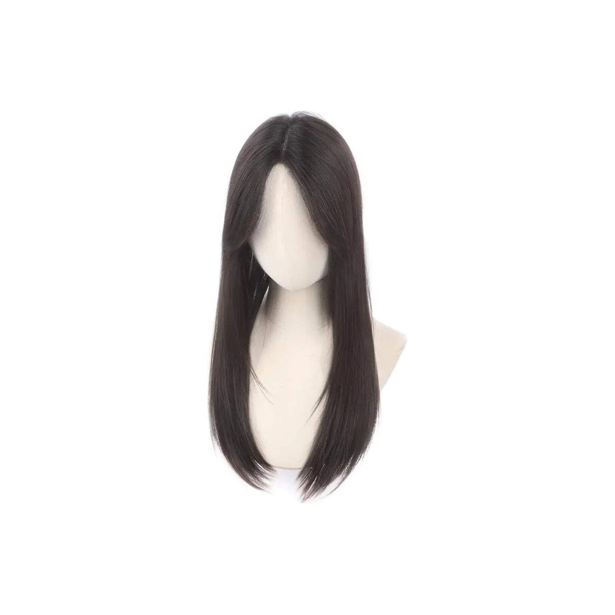 TIANKONGSHU Высокий уровень элегантности челка длинные прямые волосы парики