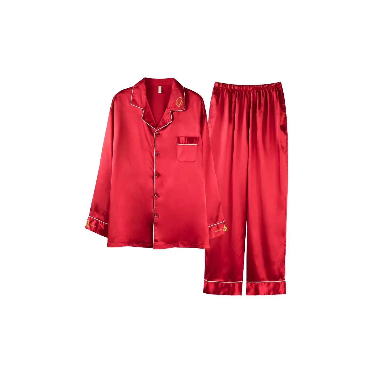MIIOW Pajama Set Unisex Red Heart