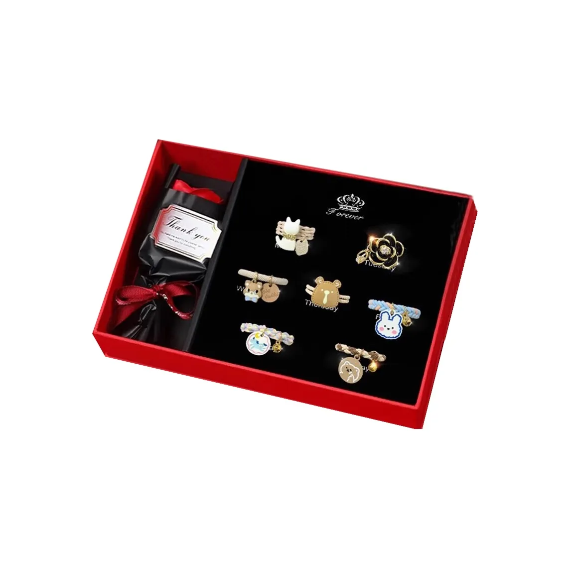 DJIN Резиновая лента Резинка для волос Женская