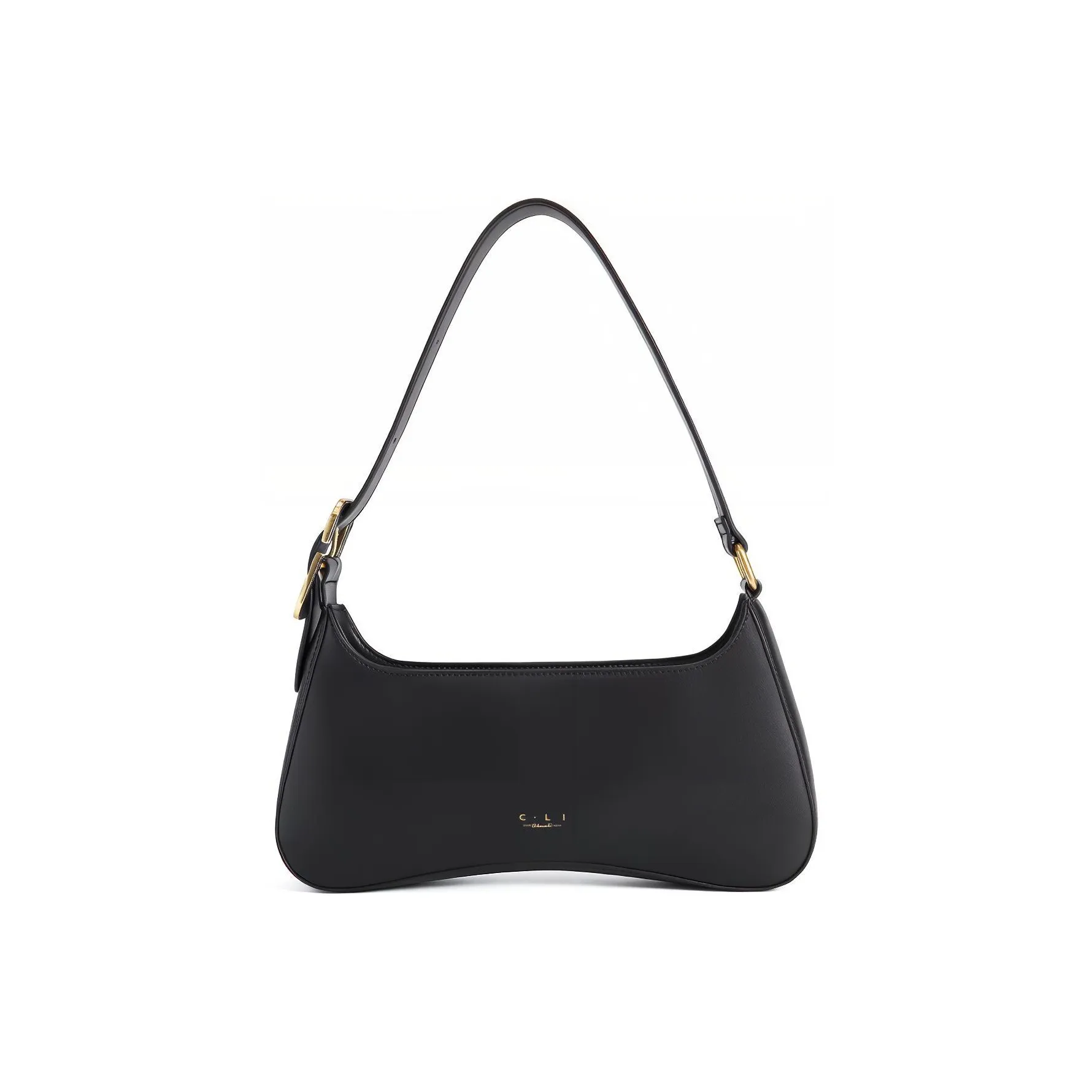 C.LI Cow Leather Cat Head Bag, Shoulder Bag Women's Luo Ying Black/Thin Persimmon Pink/Red Tea Brown