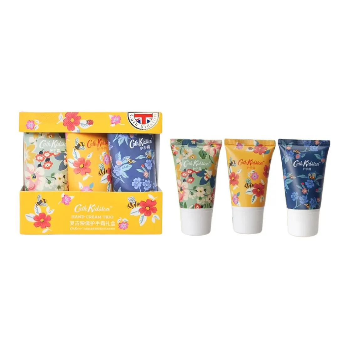 Cath Kidston UK Imported Винтаж Image Hand Cream Box Наборы для ухода Hydrating Moisturizing Компактный и Портативный 30 мл*3