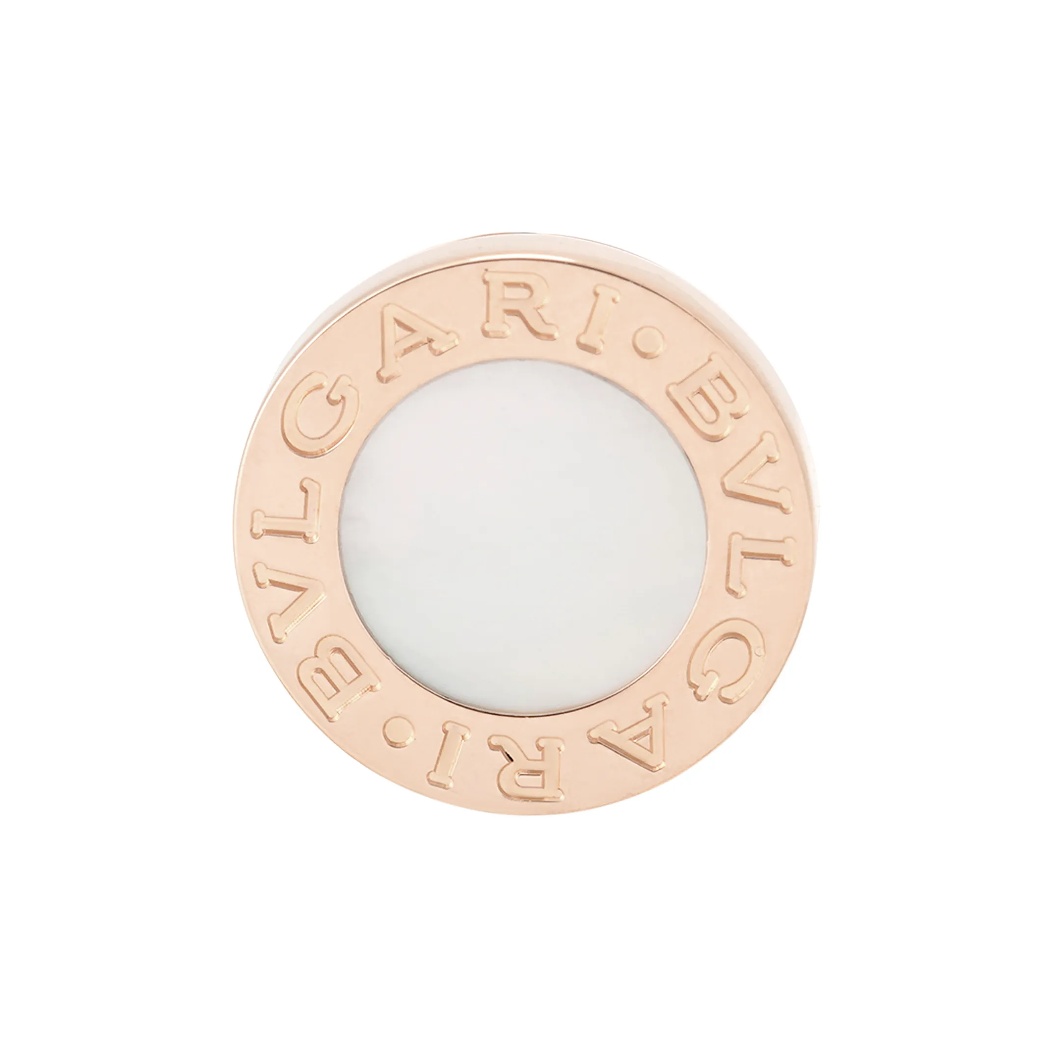 BVLGARI Series 18K Rose Gold Earrings Unisex