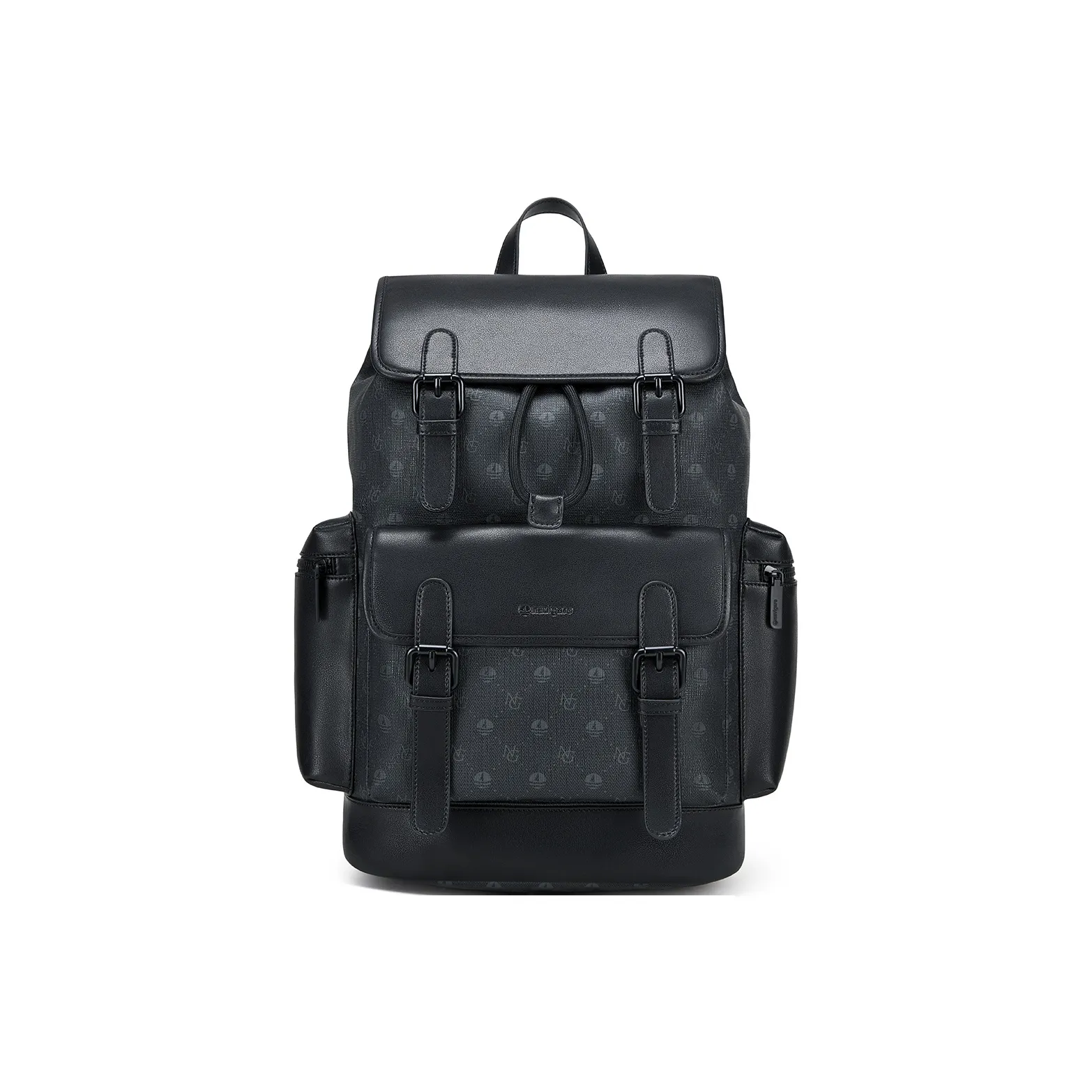 NAVIGARE PVC Polyvinyl Chloride Backpack Large Size Men's Black