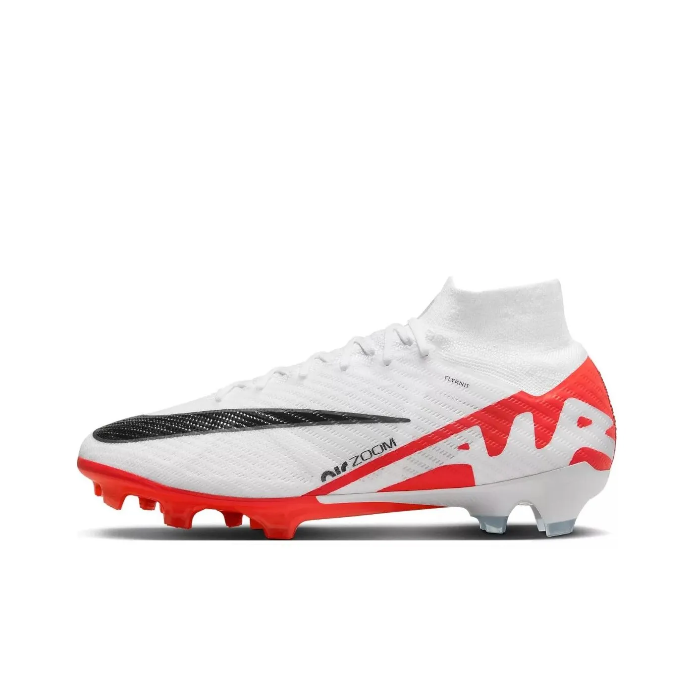 Nike Zoom Mercurial Superfly 9 Устойчивые к истиранию Дышащие Футбольные бутсы Мужские Белые