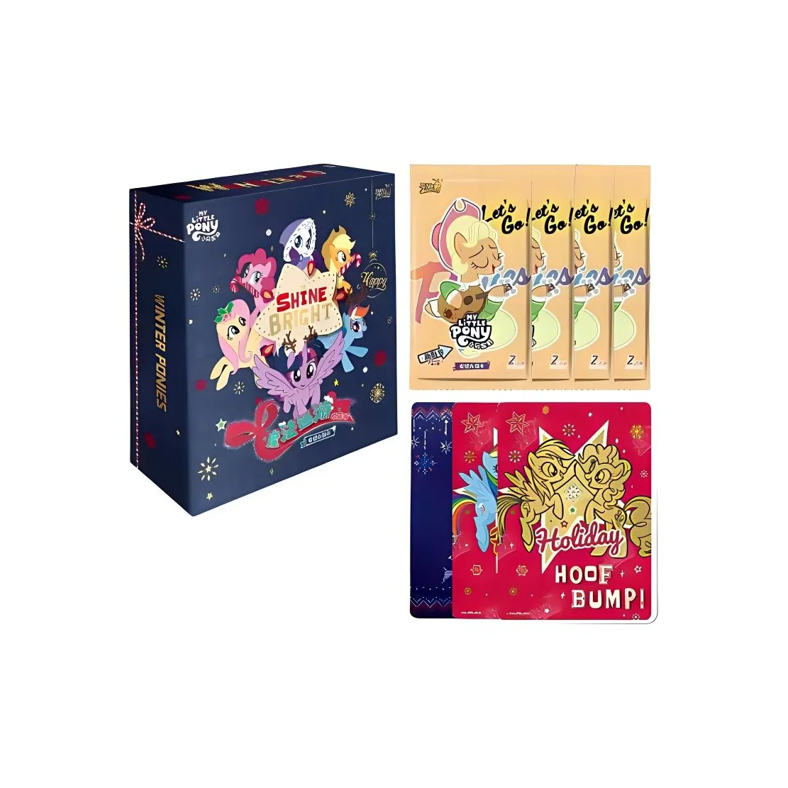 KAYOU My Little Pony Card Альбом Коллекция Четыре Сетка Альбом Loose Лист Большая емкость Волшебный Тур