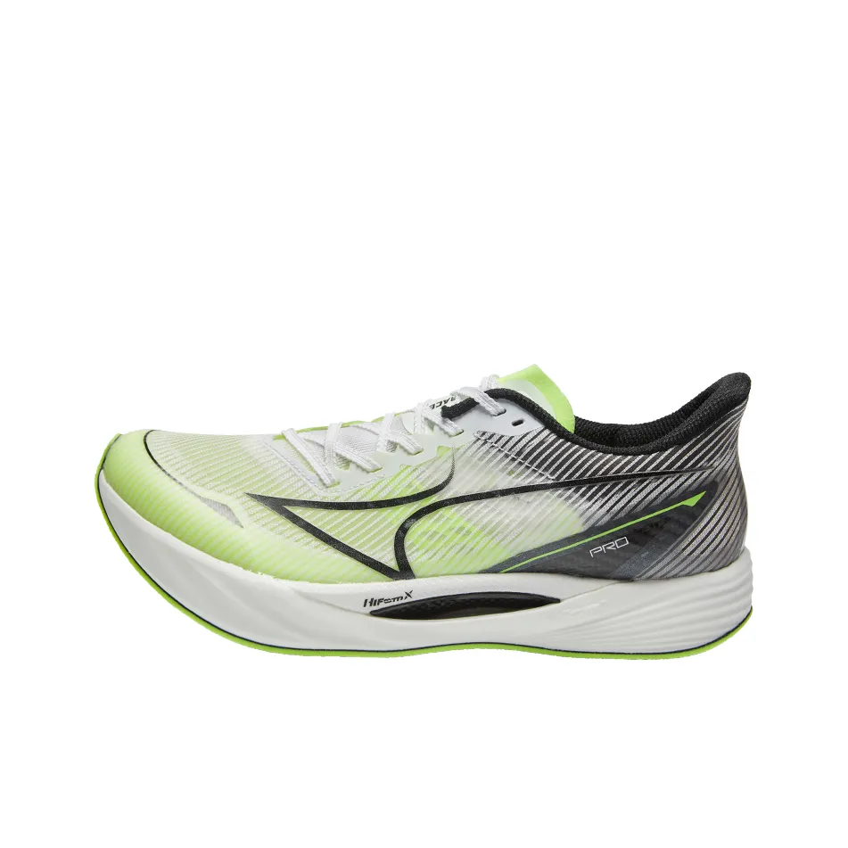 HEALTH Cushioning, Slip Resistant, Abrasion Resistant Coverage Low Top Running Shoes Unisex White Green
