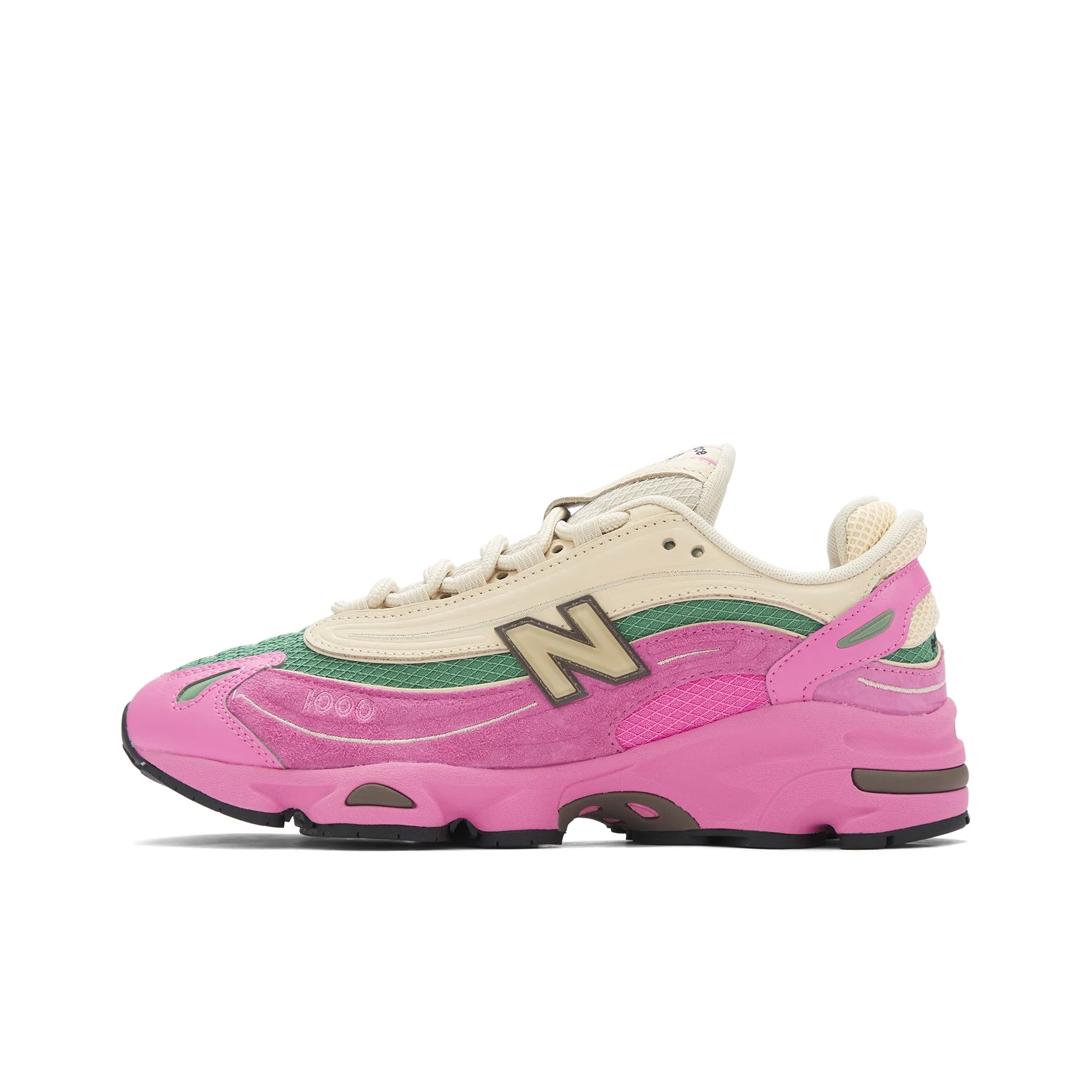 New Balance 1000 Tan Pink Green