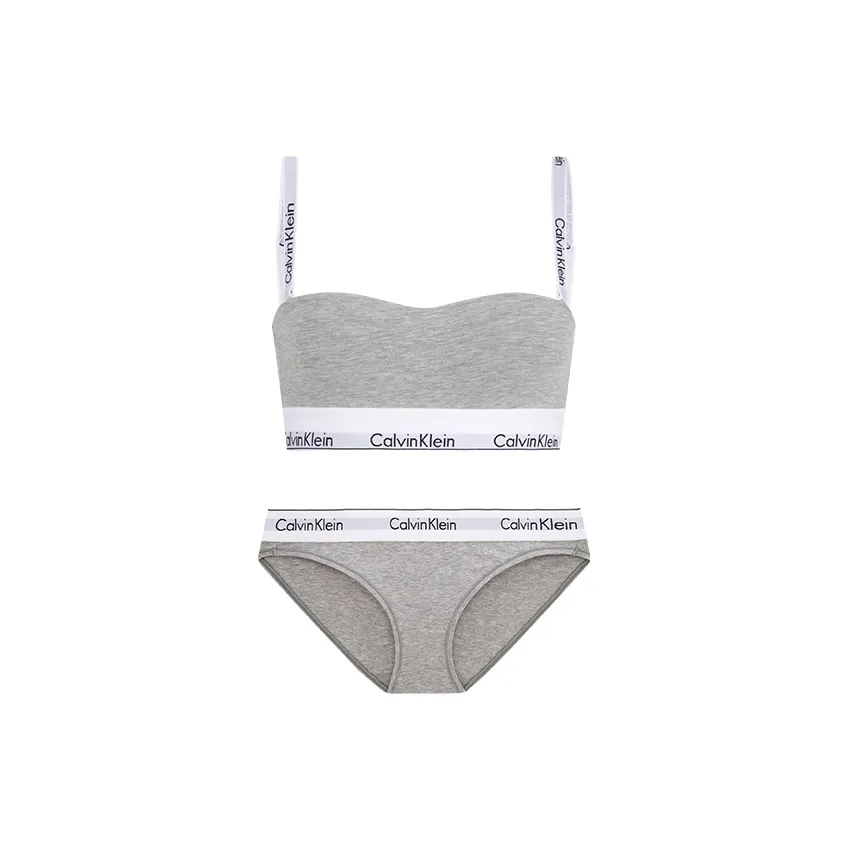 CALVIN KLEIN Underwear Set Women's Coconut Gray