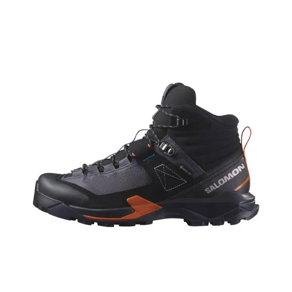 SALOMON Gore Te Slip Resistant Abrasion Resistant Высокий Топ Альпинистская Обувь Женская Черная