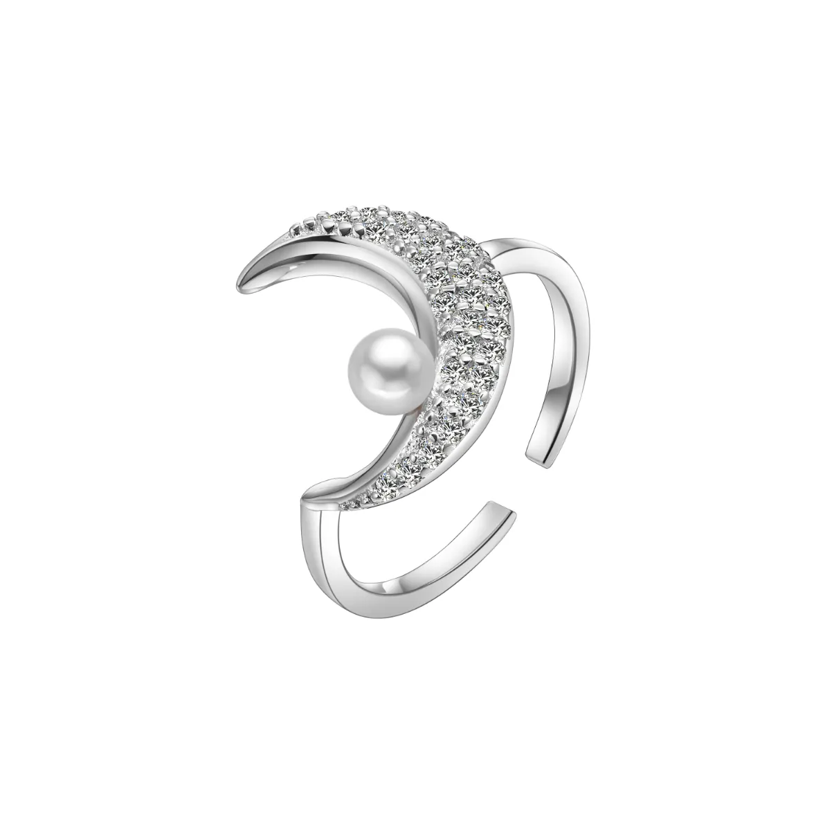 BABYBEI 925 стерлинговое серебро жемчужная раковина кольца женские