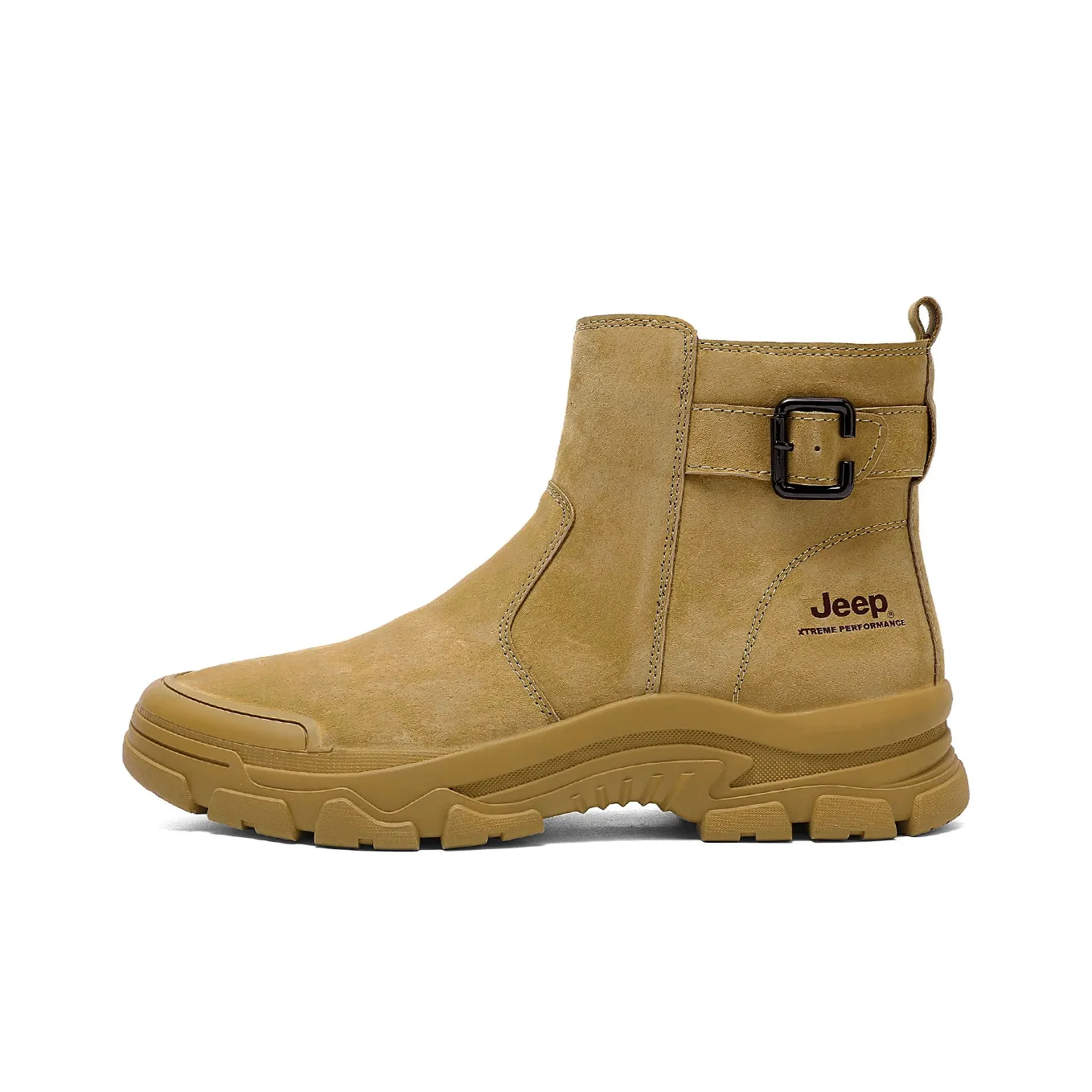 JEEP Короткий Мартин Boot Средний каблук Унисекс CAMEL