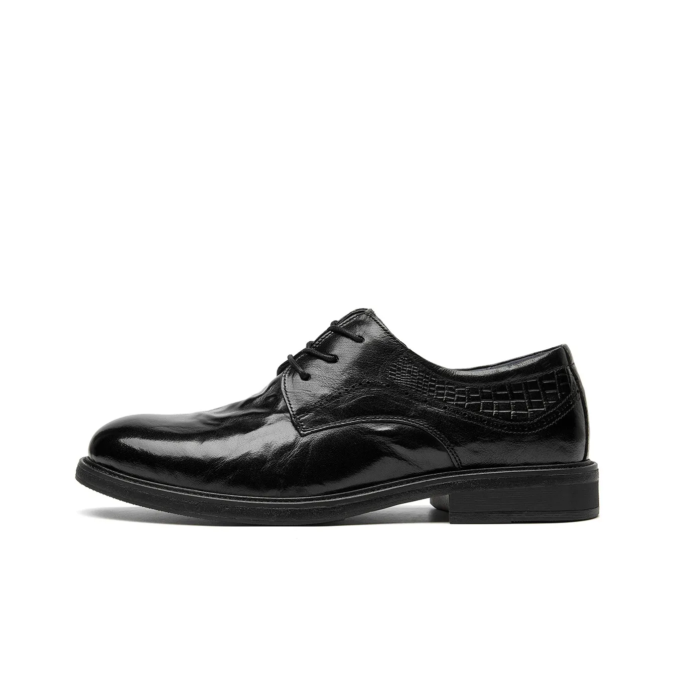 Spider King Dress Shoes Men's Low Top Black/Brown