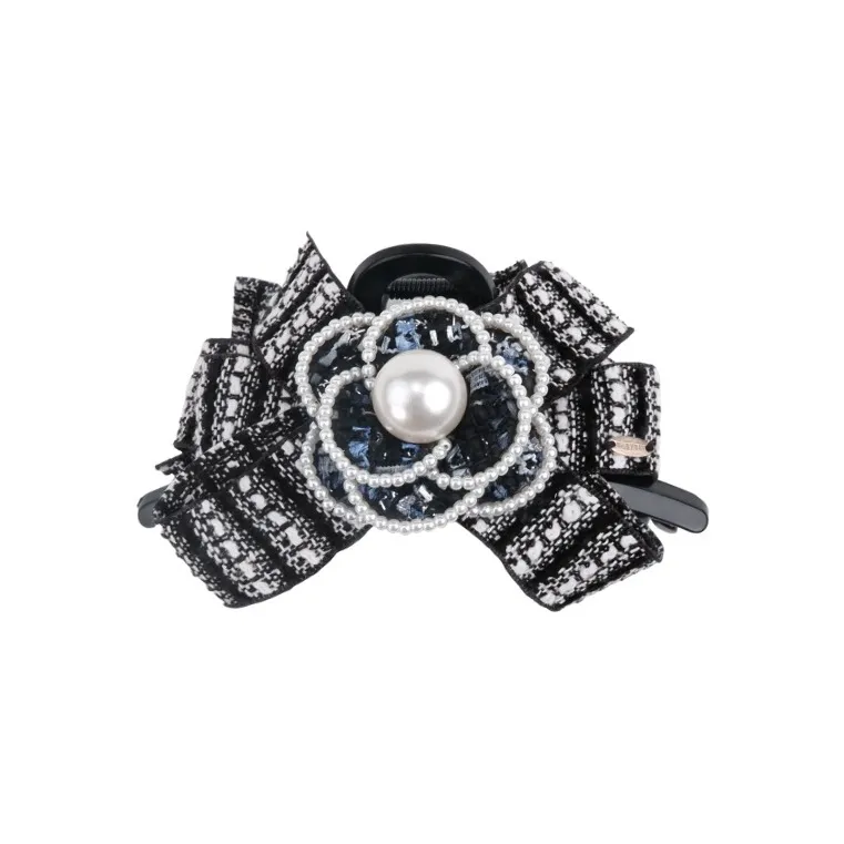 BABYBEI Design Forward Advanced Floral Handmade French Chic Bun Hairstyle Hair Clips Women's