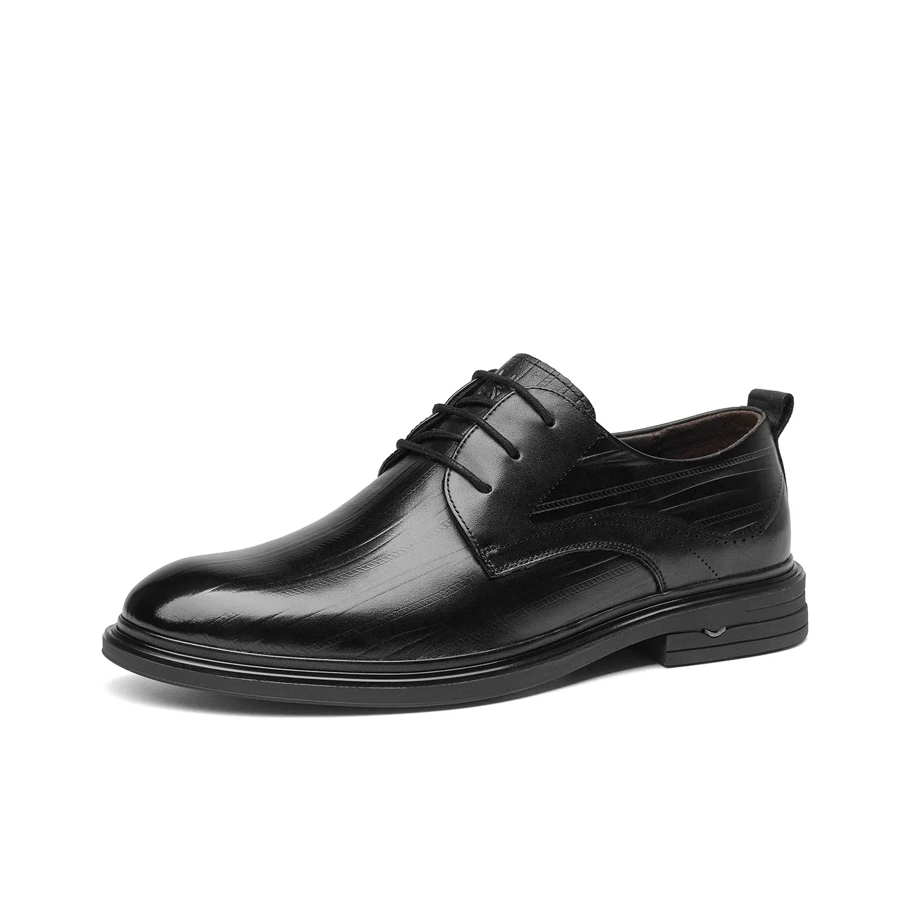 Spider King Dress Shoes Men's Low Top Black/Brown