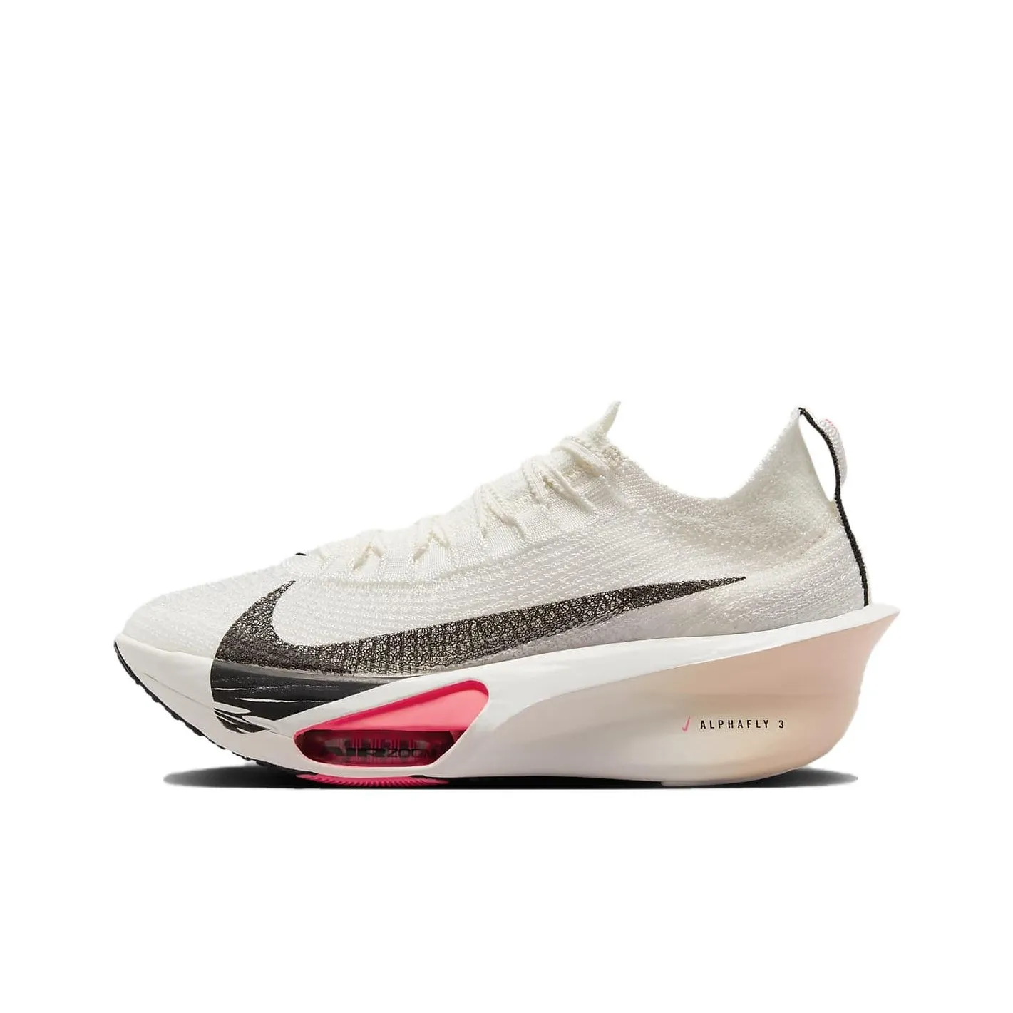 Nike Air Zoom Alphafly Next% 3 Беговые кроссовки Низкий Топ Парусный Белый Светлый и Темно-красный Черный Женские