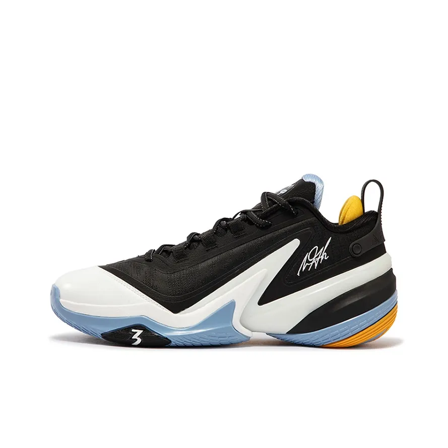 361° AG 5 Амортизаторы Slip-resistant и устойчивые к истиранию Низкий топ Баскетбольные кроссовки Мужские Черный Белый